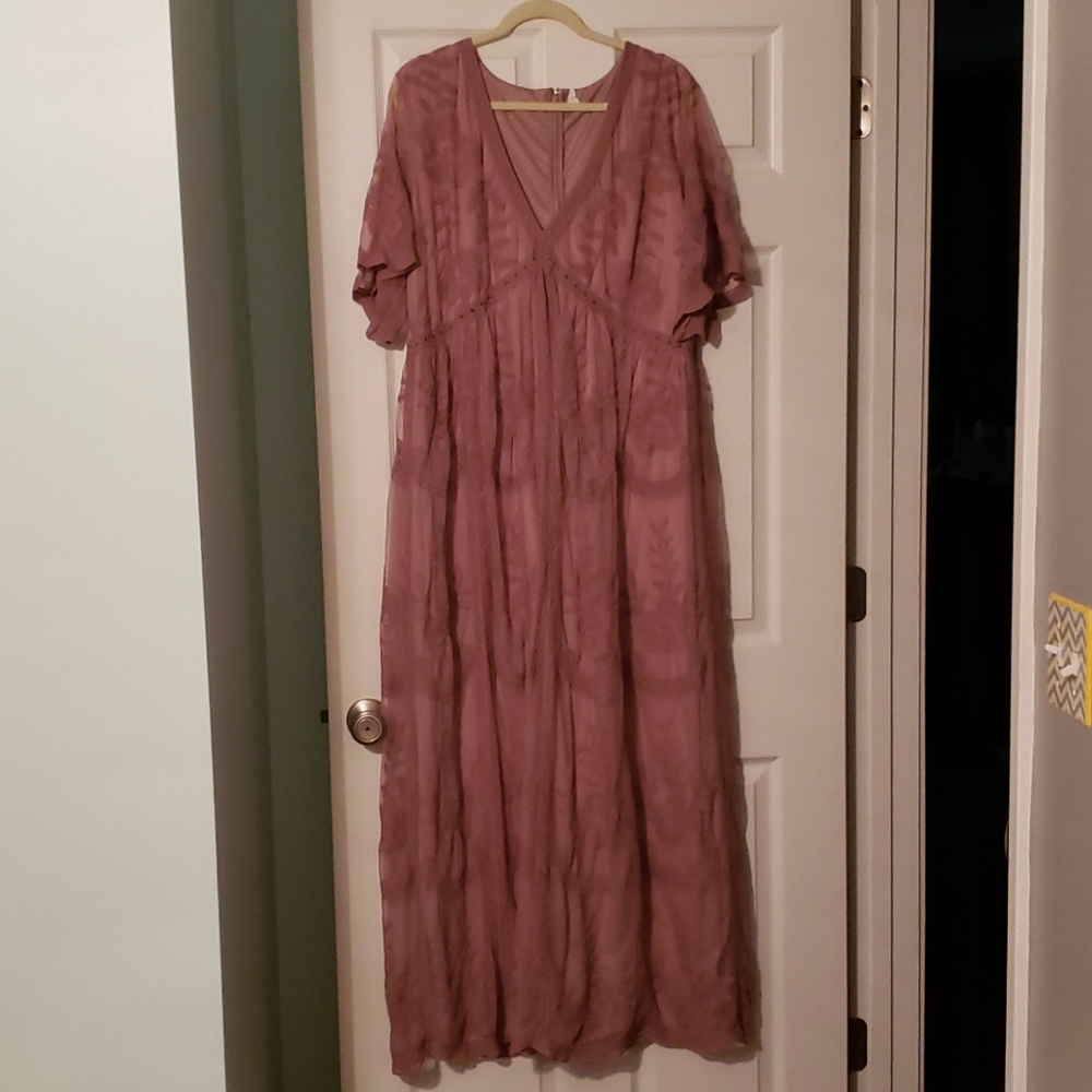 PinkBlush Maternity photoshoot dress